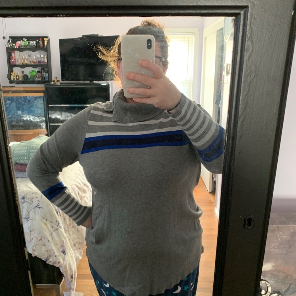Cowl neck sweater